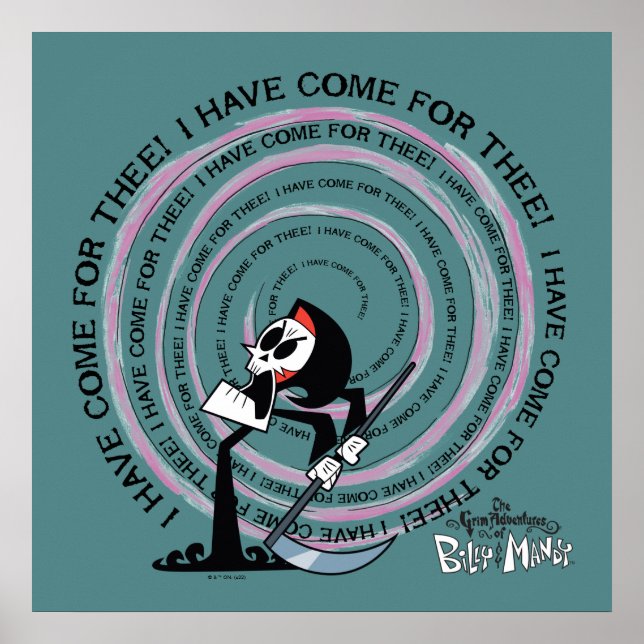 The Grim Adventures of Billy & Mandy - Reaper Poster (Front)