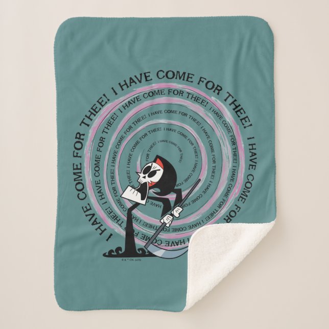 The Grim Adventures of Billy & Mandy - Reaper Sherpa Blanket (Front)