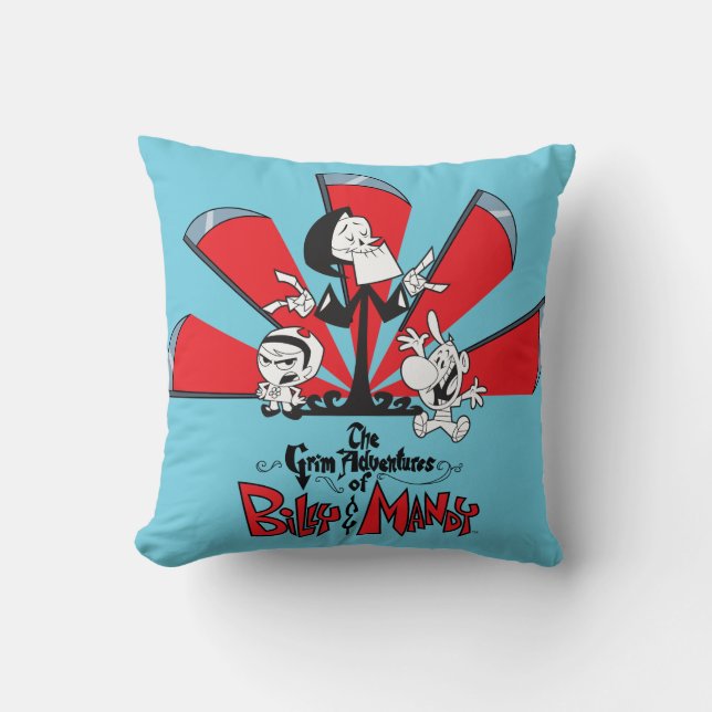 The Grim Adventures of Billy & Mandy Scythes Art Cushion (Front)