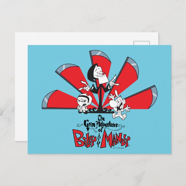 The Grim Adventures of Billy & Mandy Scythes Art Postcard (Front/Back)