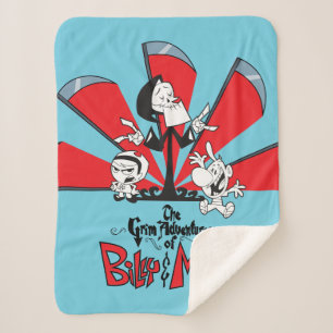 The Grim Adventures of Billy & Mandy Scythes Art Sherpa Blanket