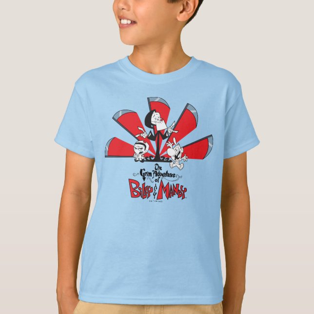 The Grim Adventures of Billy & Mandy Scythes Art T-Shirt (Front)