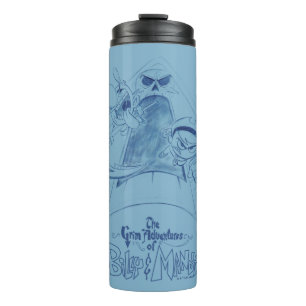 The Grim Adventures of Billy & Mandy Sketch Art Thermal Tumbler