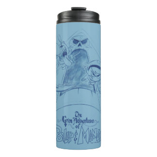 The Grim Adventures of Billy & Mandy Sketch Art Thermal Tumbler