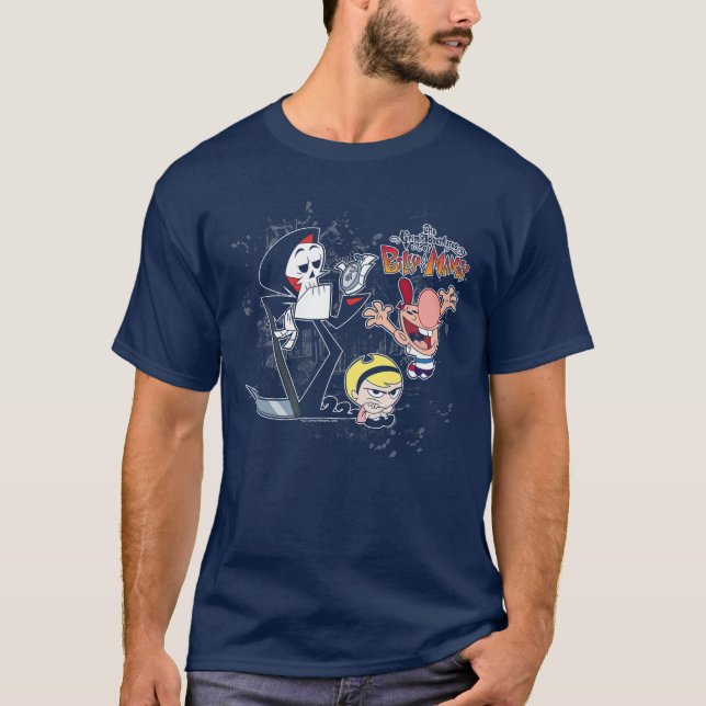 The Grim Adventures of Billy Mandy Splatter Cast g T-Shirt (Front)