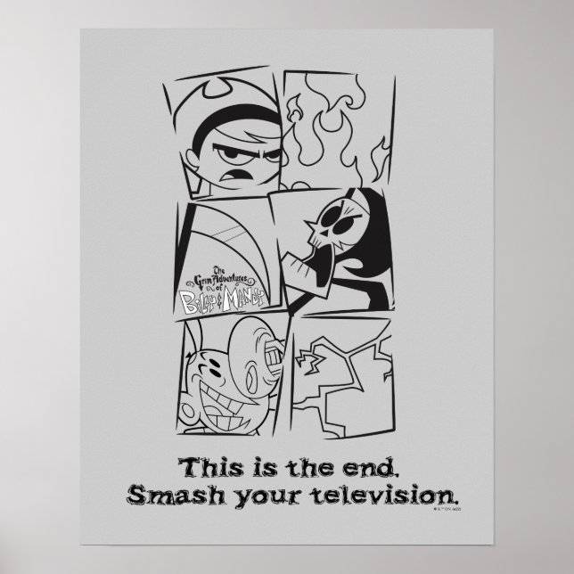 The Grim Adventures of Billy & Mandy - The End Poster (Front)