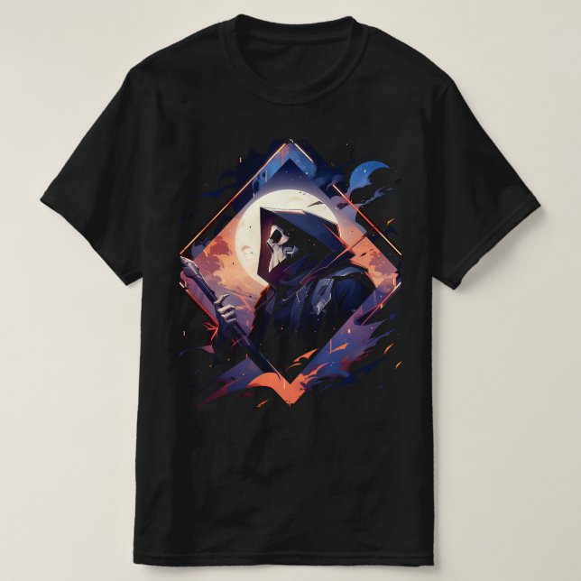 The Grim Reaper, Death's Dark Arrival T-Shirt (Design Front)