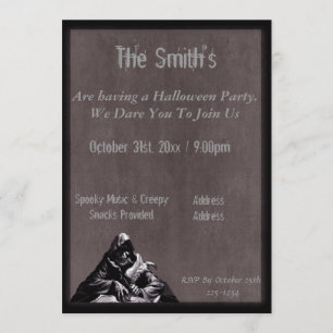 The Grim Reaper Halloween Invitation