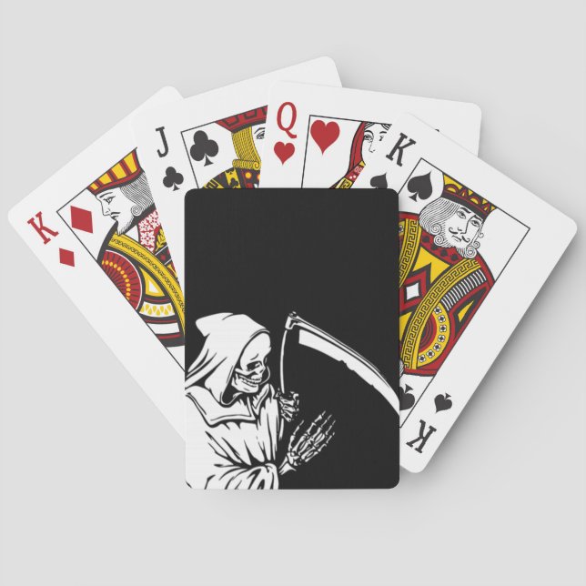 The Grim Reaper or Death Playing Cards (Back)