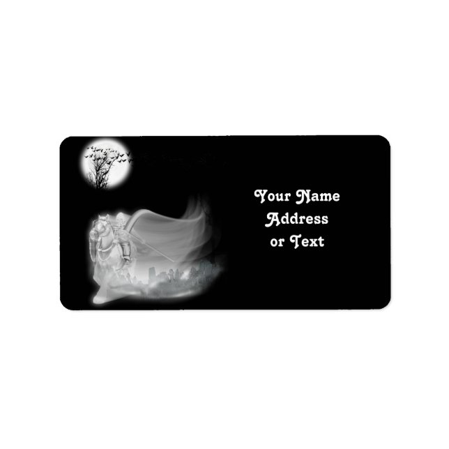 The Grim Reaper Rides From Graveyard Label (Front)
