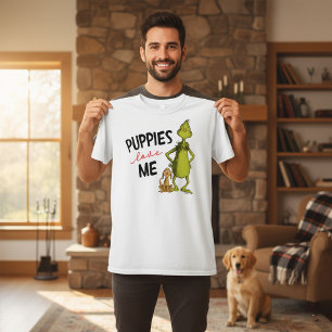 The Grinch and Max Puppies Love Me T-Shirt
