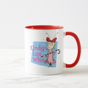 The Grinch   Cindy-Lou Who - Candy Cane Mug