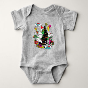 The Grinch Colorful Christmas Graphic Baby Bodysuit
