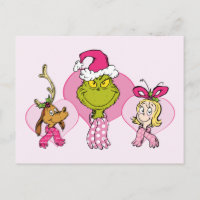 The Grinch Crew in Pink Valentine's Portrait