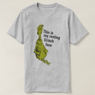 The Grinch   Funny Resting Grinch Face T-Shirt