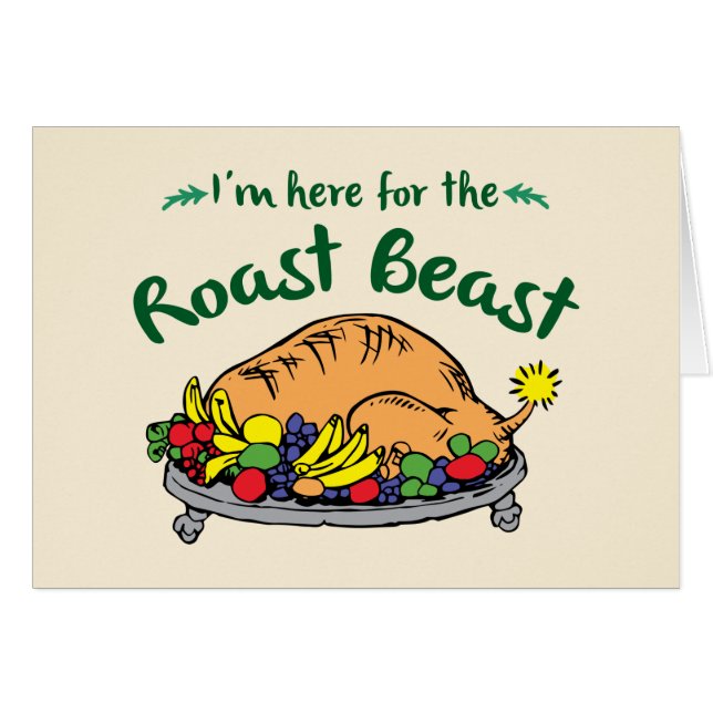 The Grinch | I'm Here for the Roast Beast Quote (Front Horizontal)