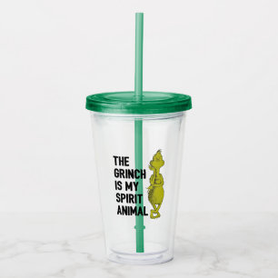The Grinch is my Spirit Animal Acrylic Tumbler