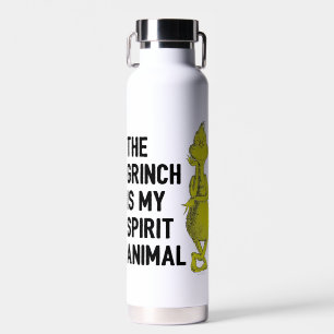 The Grinch is my Spirit Animal T-Shirt Quote 5 Water Bottle