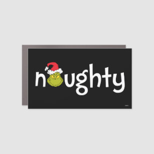 The Grinch is Naughty Car Magnet