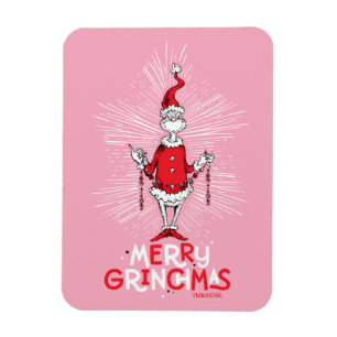 The Grinch   Merry Grinchmas Magnet
