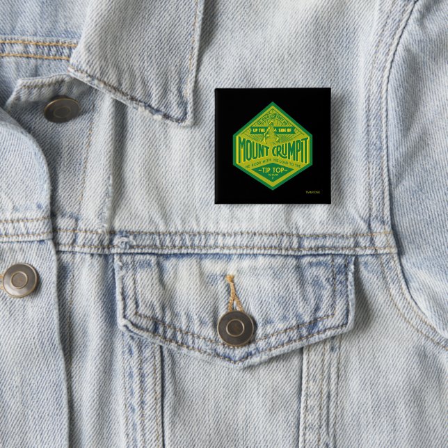 The Grinch | Mount Crumpit 15 Cm Square Badge (In Situ)