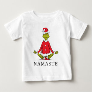 The Grinch   Namaste Santa Claus Baby T-Shirt