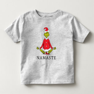 The Grinch   Namaste Santa Claus Toddler T-Shirt