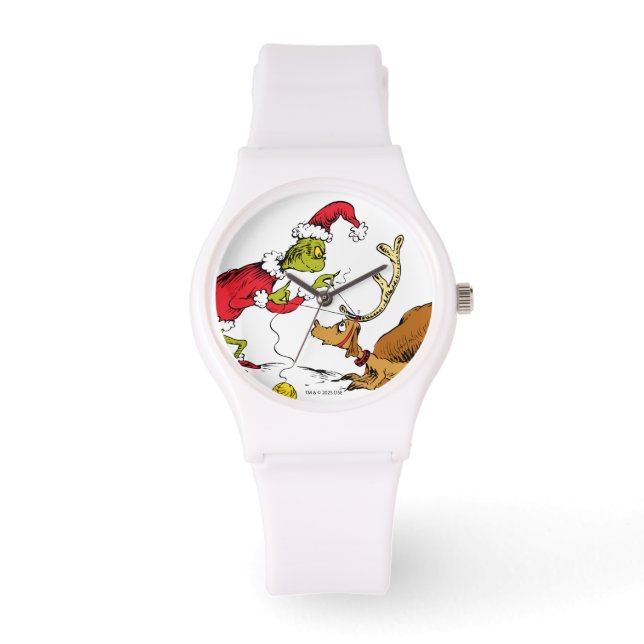The Grinch Prepares Max the Reindeer Watch (Front)