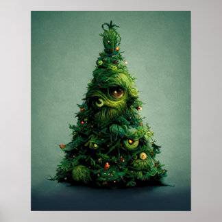 The Grinch Tree Poster