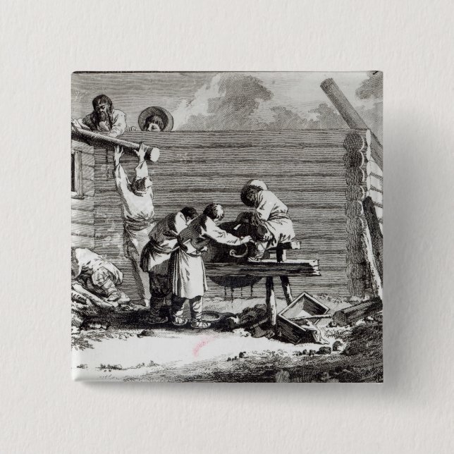 The Grinder 15 Cm Square Badge (Front)