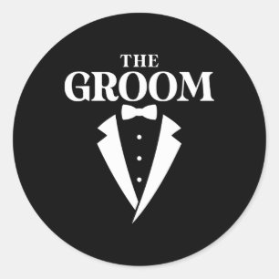 The Groom - Bachelor Party Classic Round Sticker