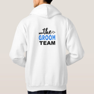 The Groom Crew Blue Hoodie