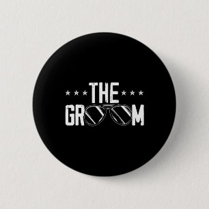 The Groom Fiancee Stag Night Wedding Bachelor Part 6 Cm Round Badge