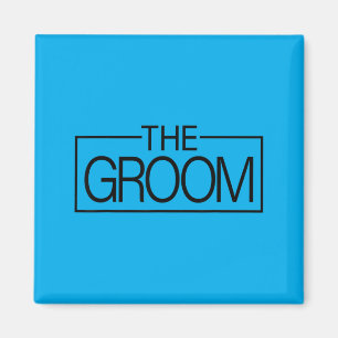 The Groom Matching The Bride Wedding Bachelor Magnet