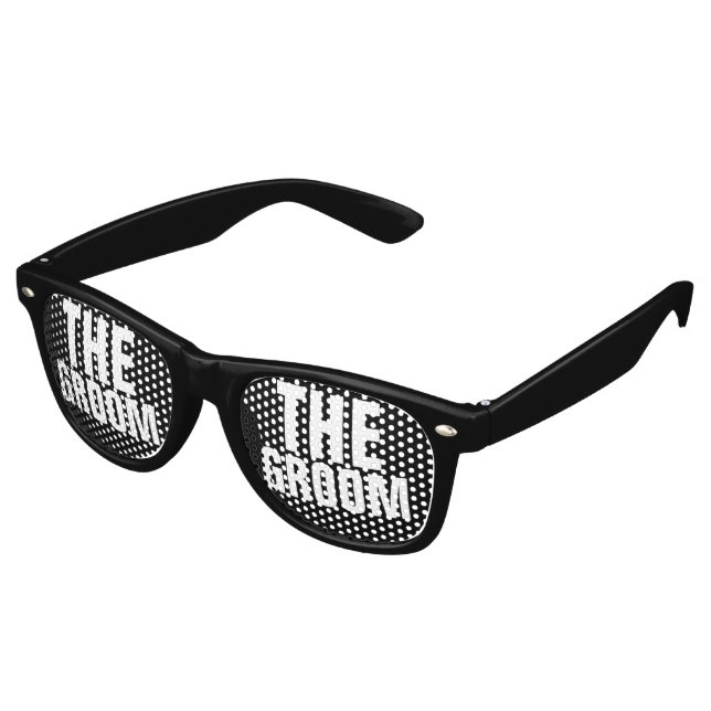 The Groom Retro Sunglasses (Angled)