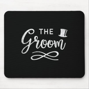 The Groom Stag Party Retro Wedding Day Accessory G Mouse Pad