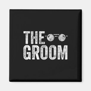 The Groom Sungles Bridal Shower Wedding Bachelor P Magnet