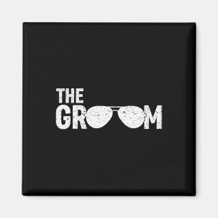 The Groom Sungles Bridal Shower Wedding Bachelor P Magnet