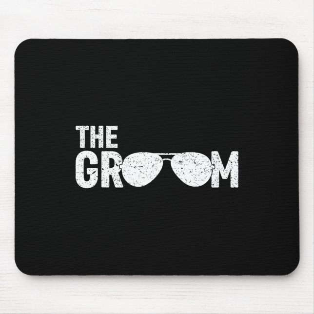 The Groom Sungles Bridal Shower Wedding Bachelor P Mouse Pad (Front)