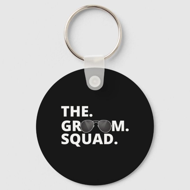 The Groom Team Bachelor Party Performance Key Ring (Front)