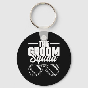 The Groom Team Sungles Wedding Bachelor Party Key Ring