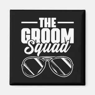 The Groom Team Sungles Wedding Bachelor Party Magnet