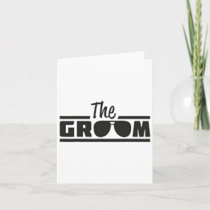 The Groom Vintage Men Groom To Be Wedding Day Card