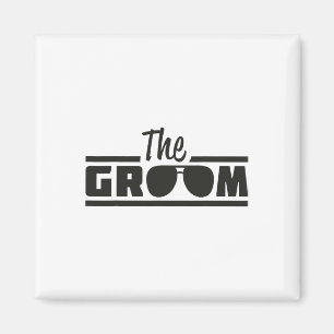 The Groom Vintage Men Groom To Be Wedding Day Magnet