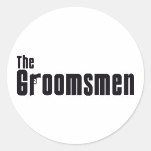 The Groomsmen (Mafia) Classic Round Sticker