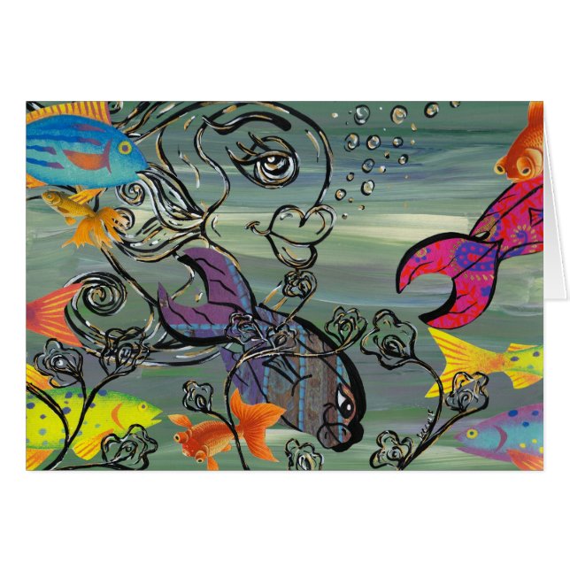 The Groovy Aquarium gift card (Front Horizontal)