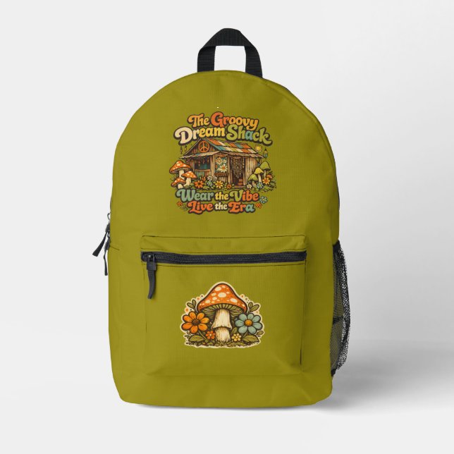 The Groovy Dream Shack Backpack  (Front)