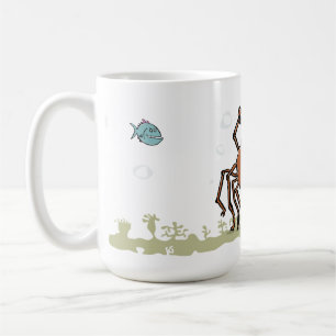 the groovy sea spider coffee mug