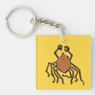 the groovy sea spider key ring
