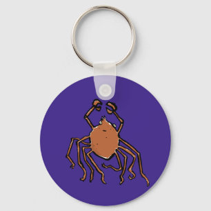 the groovy sea spider key ring